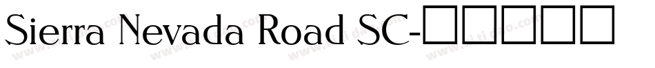 Sierra Nevada Road SC字体转换